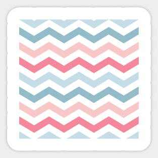 chevron painting Sticker